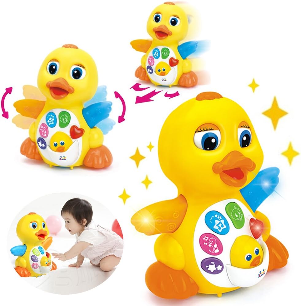 Amazon.com: Woby Musical Duck Toy,Baby 