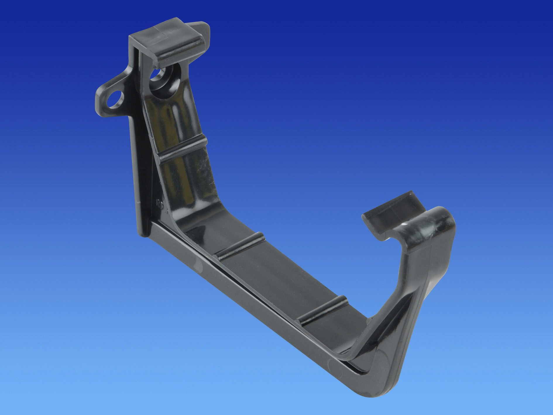 Wavin OSMA Squareline Support Bracket Pack of 2 100mm Black 4T819b