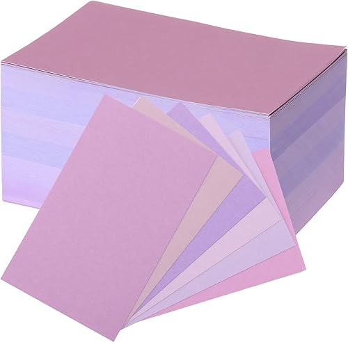 Fainne 300 tarjetas de índice de colores en blanco de 180 GSM de grosor de 3 x 5 pulgadas, tarjetas flash sin forro de 3 x 5 pulgadas, tarjetas de