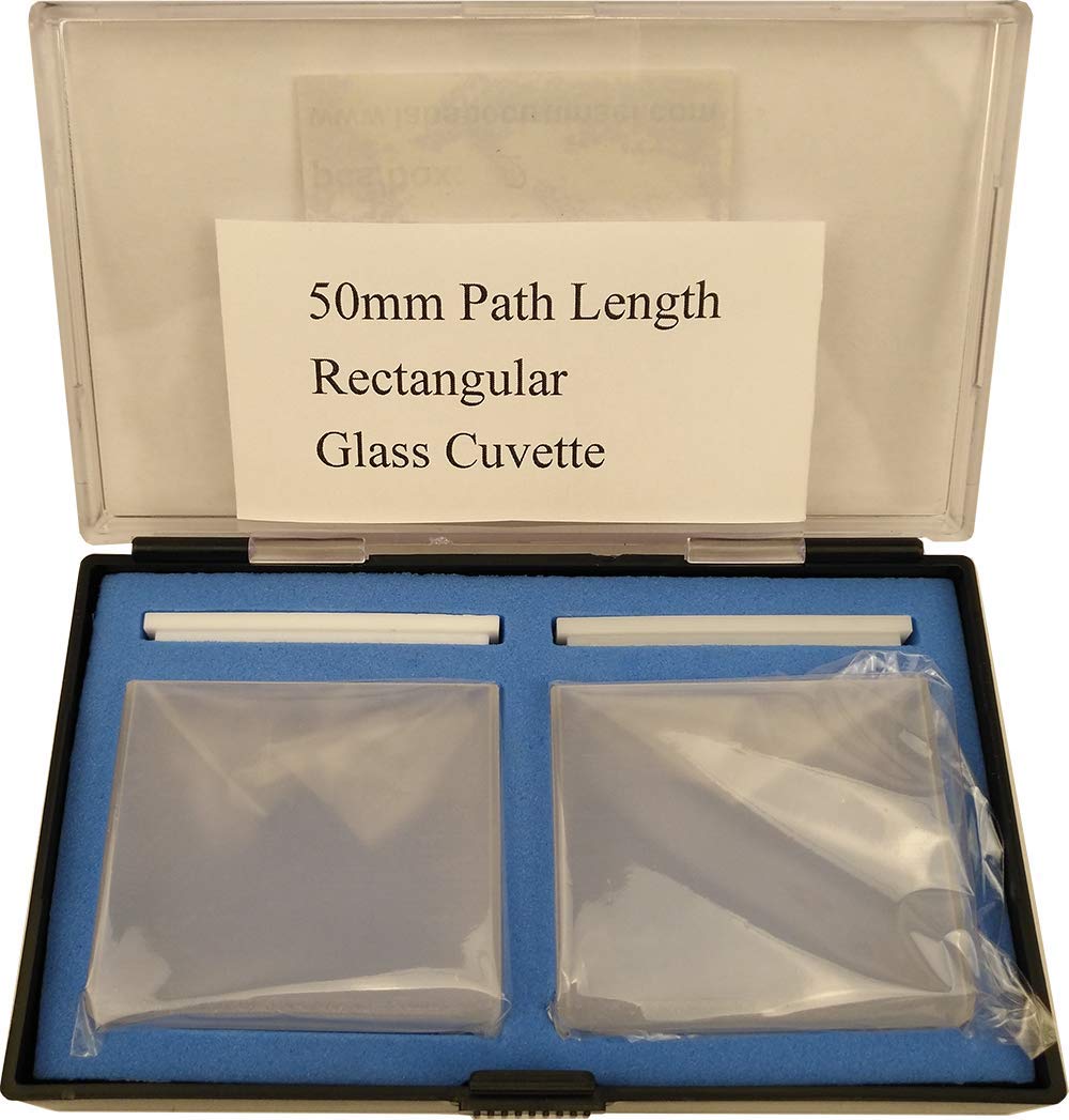 30mm Rectangular Glass Cuvette Industrial & Scientific
