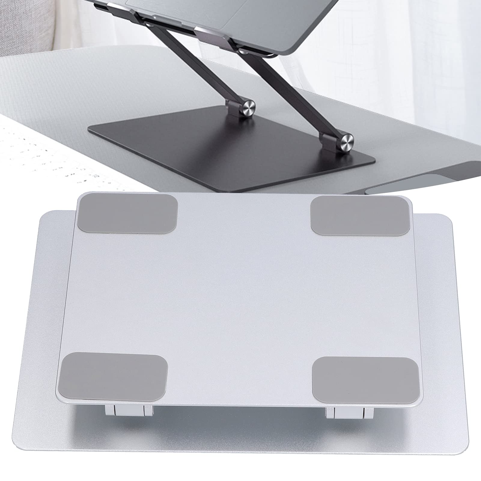 Supporto per Laptop Riser Ergonomico in Lega di Alluminio per Supporto di Raffreddamento per Home Office per Laptop Fino a 18 Pollici