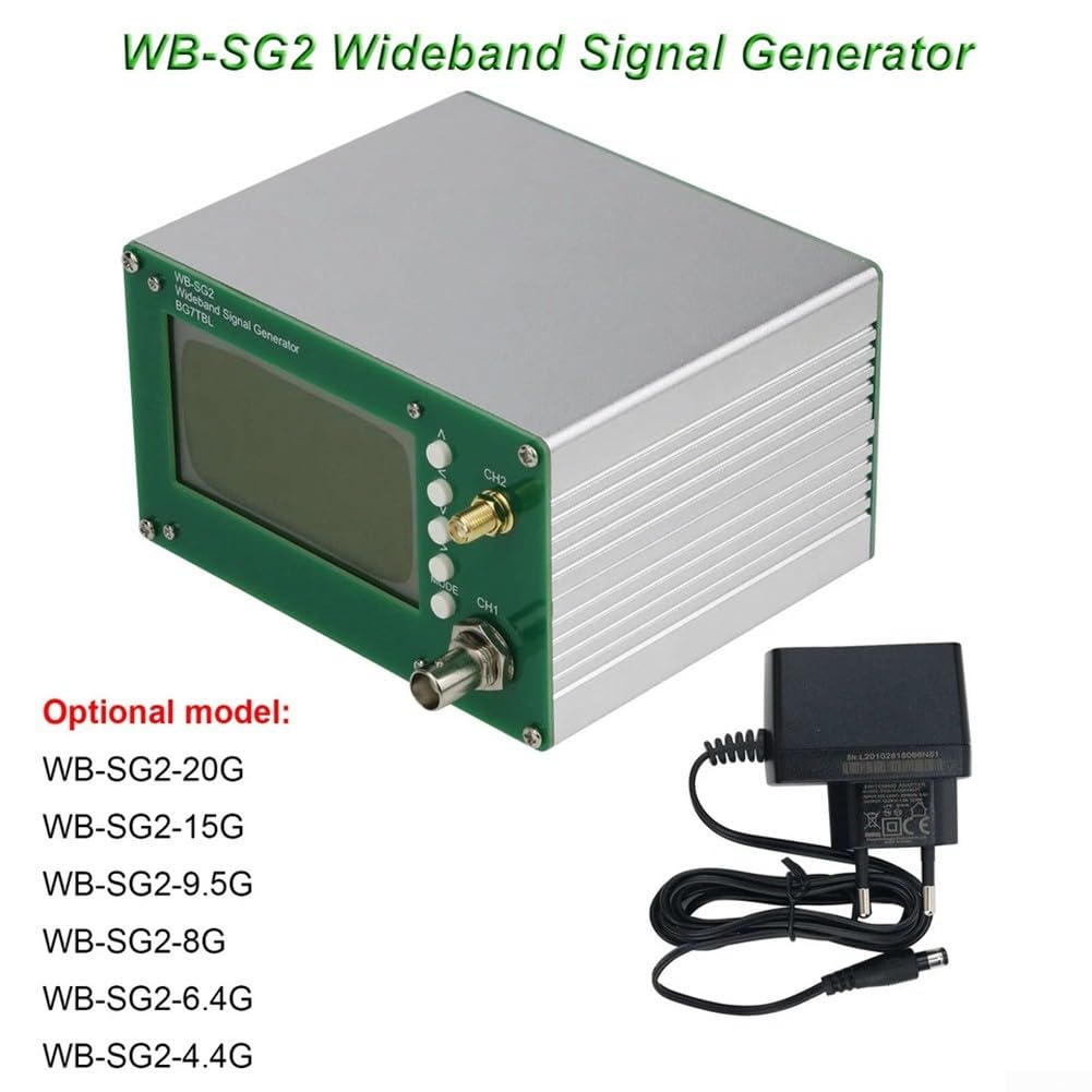 WB-SG2 Generatore di segnale a banda larga con tecnologia LCD DDS da 3,2 pollici OCXO Riferimento AM per FM PM Modulazione BNC per SMA Interfaccia per laboratorio ricerca sviluppo e test di