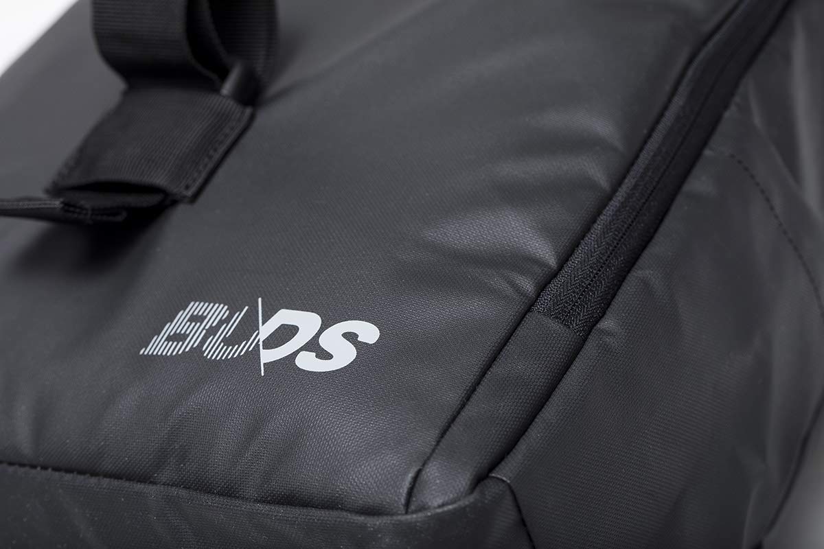 Sac à Dos Urbain City Bag Original [CBO] De Buds-Sports Pour Ordinateur Portable 15" - Volume Ajustable - Travail et Sport 15/25L - Fixation Exclusive Porte-Bagages Vélo (Noir)