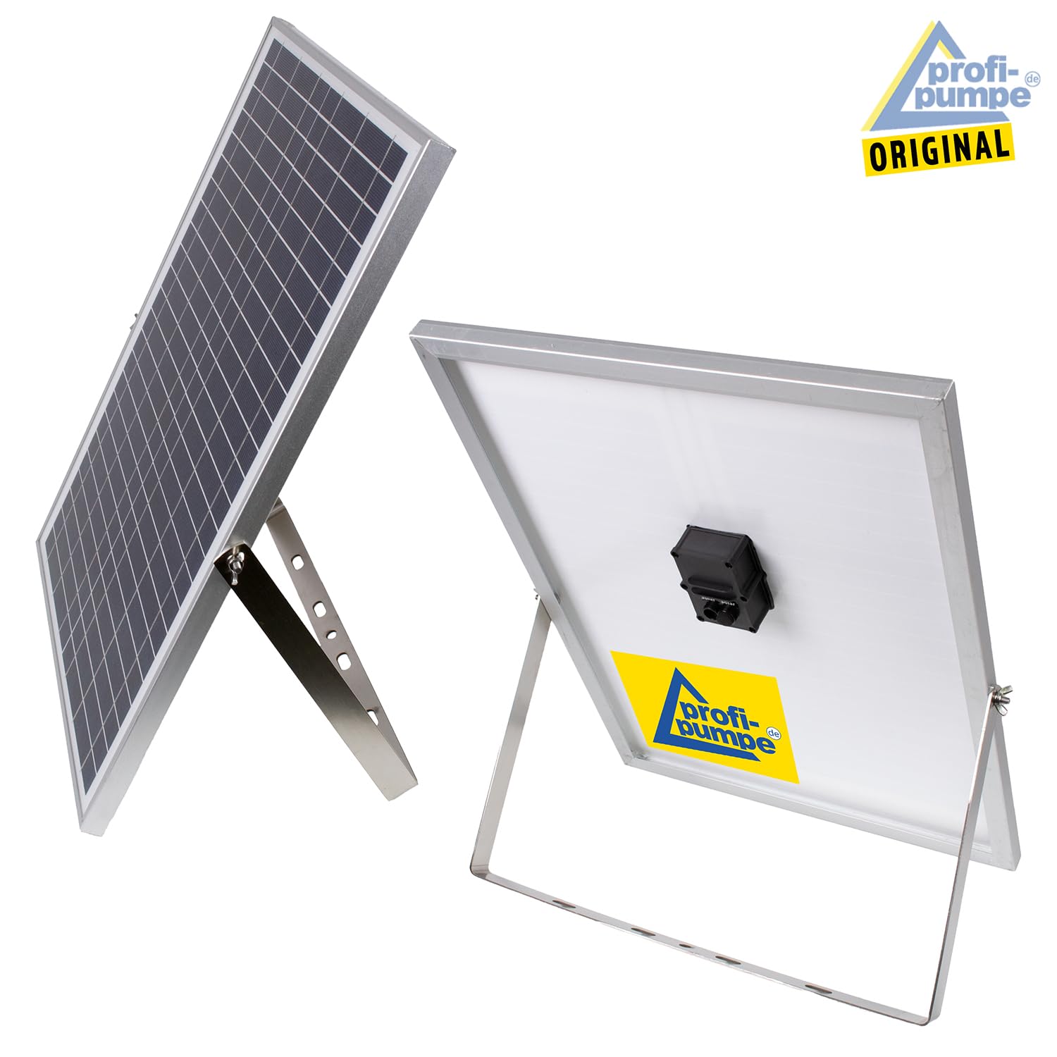 Innovativa pompa solare per laghetto, set pompa solare per laghetto da giardino con batteria, illuminazione a LED, pannello solare in stabile telaio in alluminio (Oasis-4000R con ioni di litio)