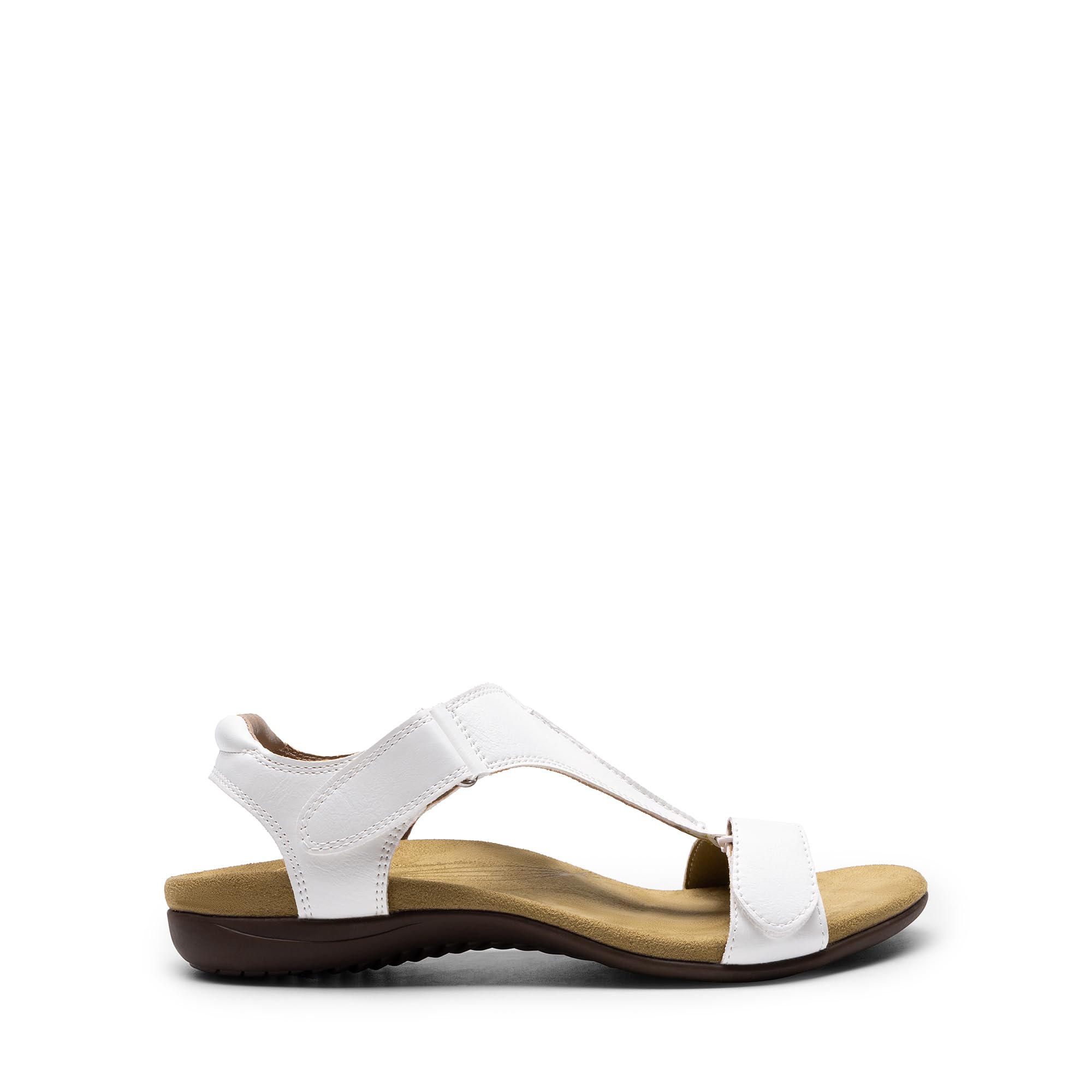 DREAM PAIRS Sandales Plates pour Femmes Confortables Sandale d'été DWUMFS2508