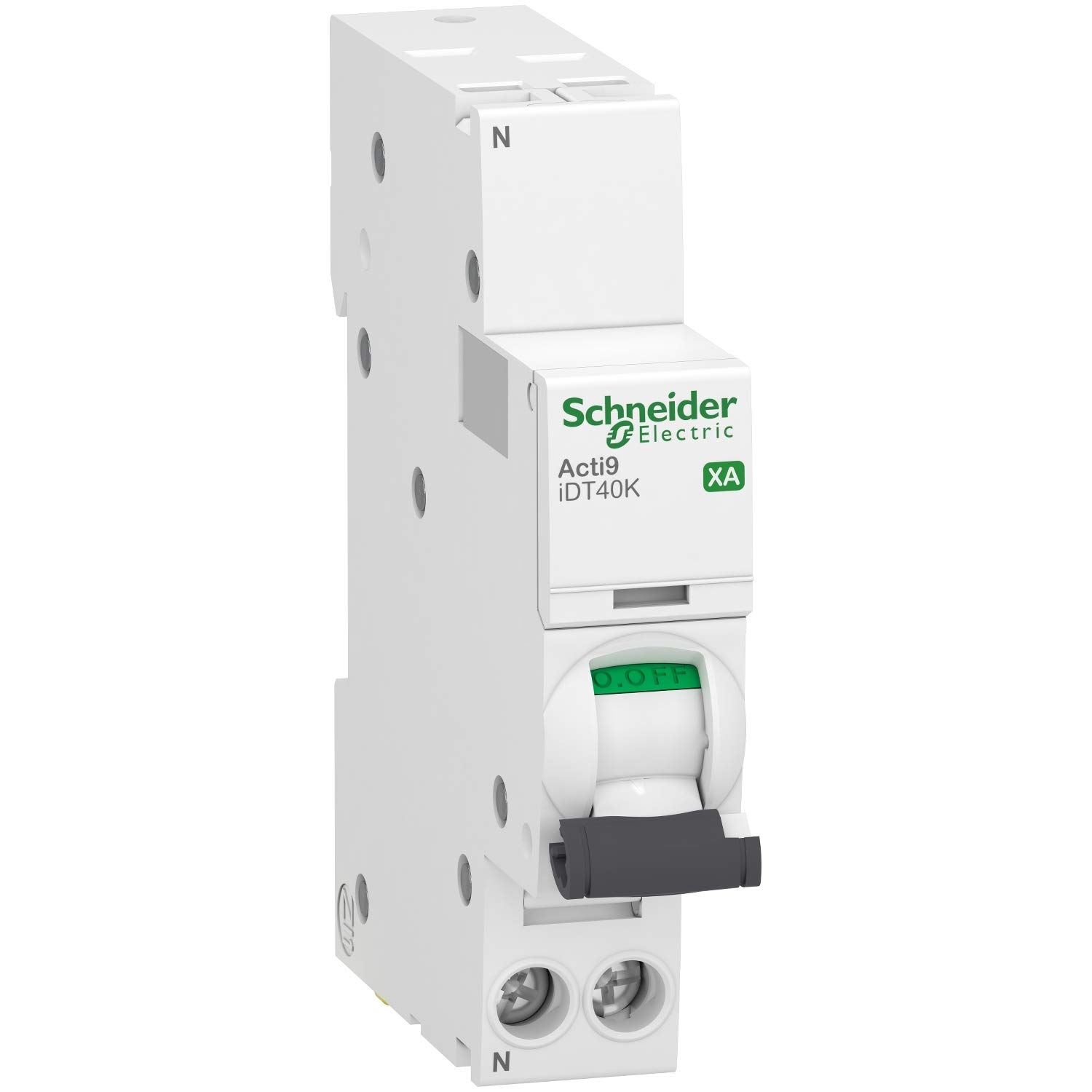 disjoncteur - schneider idt40k xa - 2 pôles - 20a - courbe c - 4.5 ka - schneider electric a9pk1620