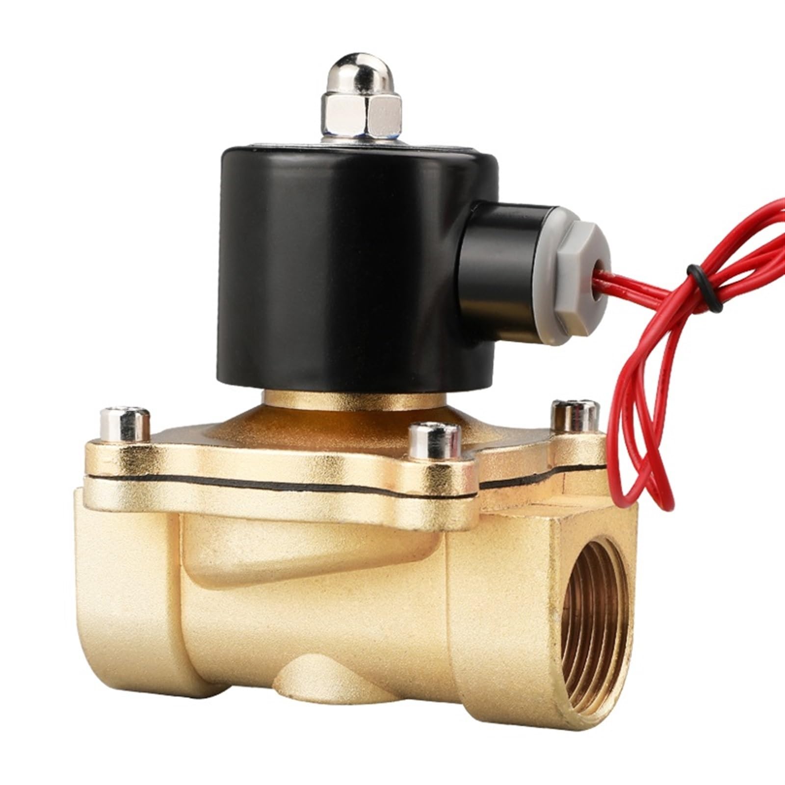 Jgodgqpm 1/2 Electric Closed Solenoid Valve /4 3/8 3/4 Inch Dn8/0/5/20/25/50 Normally Pneumatic For Water Oil Air 2V 24V 220V 0V Pcs(",Dc2v)