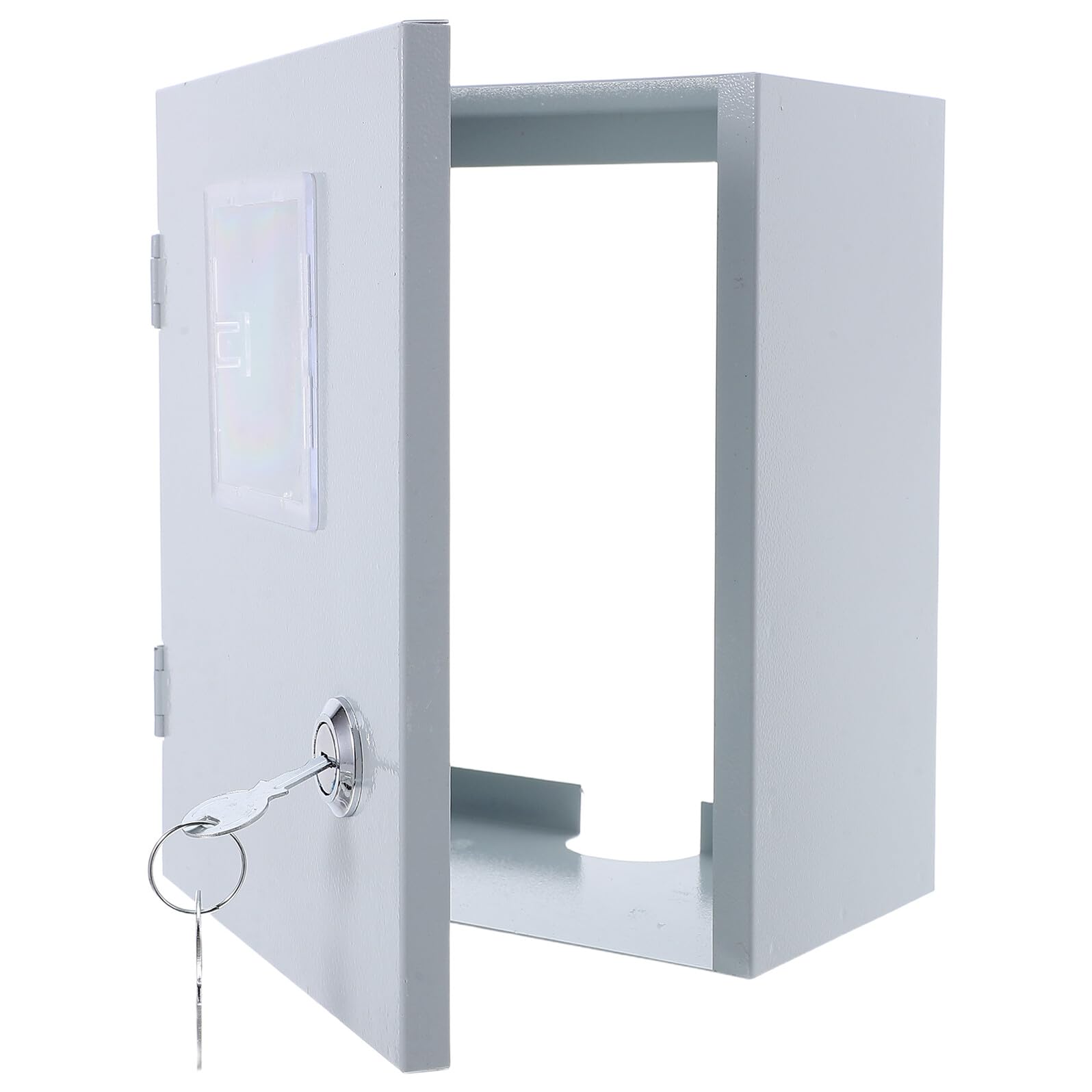 PACKOVE Gas Box Cover Outdoor for Electricity Meter Iron Outdoor Electric Box with Door Shield Optimal Ventilation and Easy Installation for Industrial
