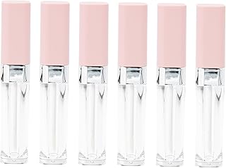 6 unids Brillo de labios Tubo vacío Aplicador...