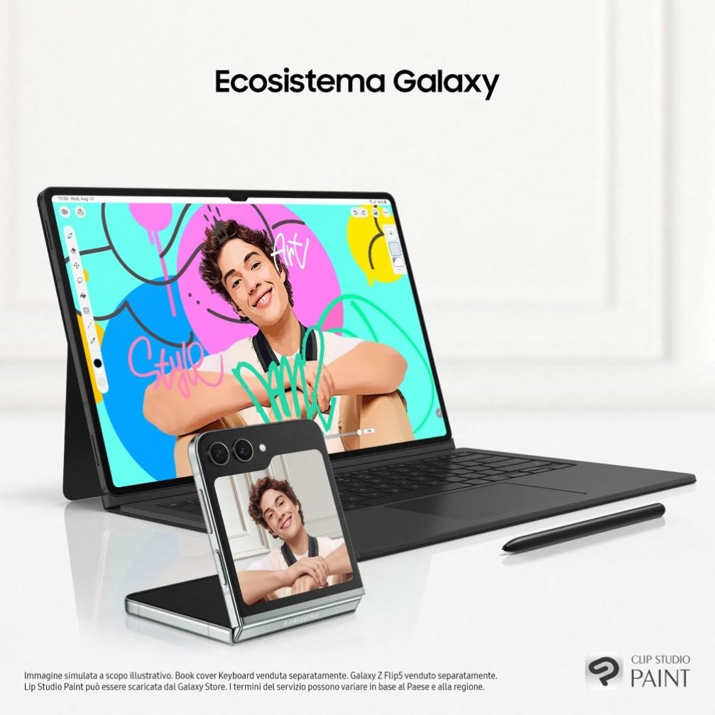 Samsung Galaxy Galaxy Tab S9 Ultra Tablet Android 5G RAM 12GB 256GB SSD [Versione italiana] 2023 + Battery Pack