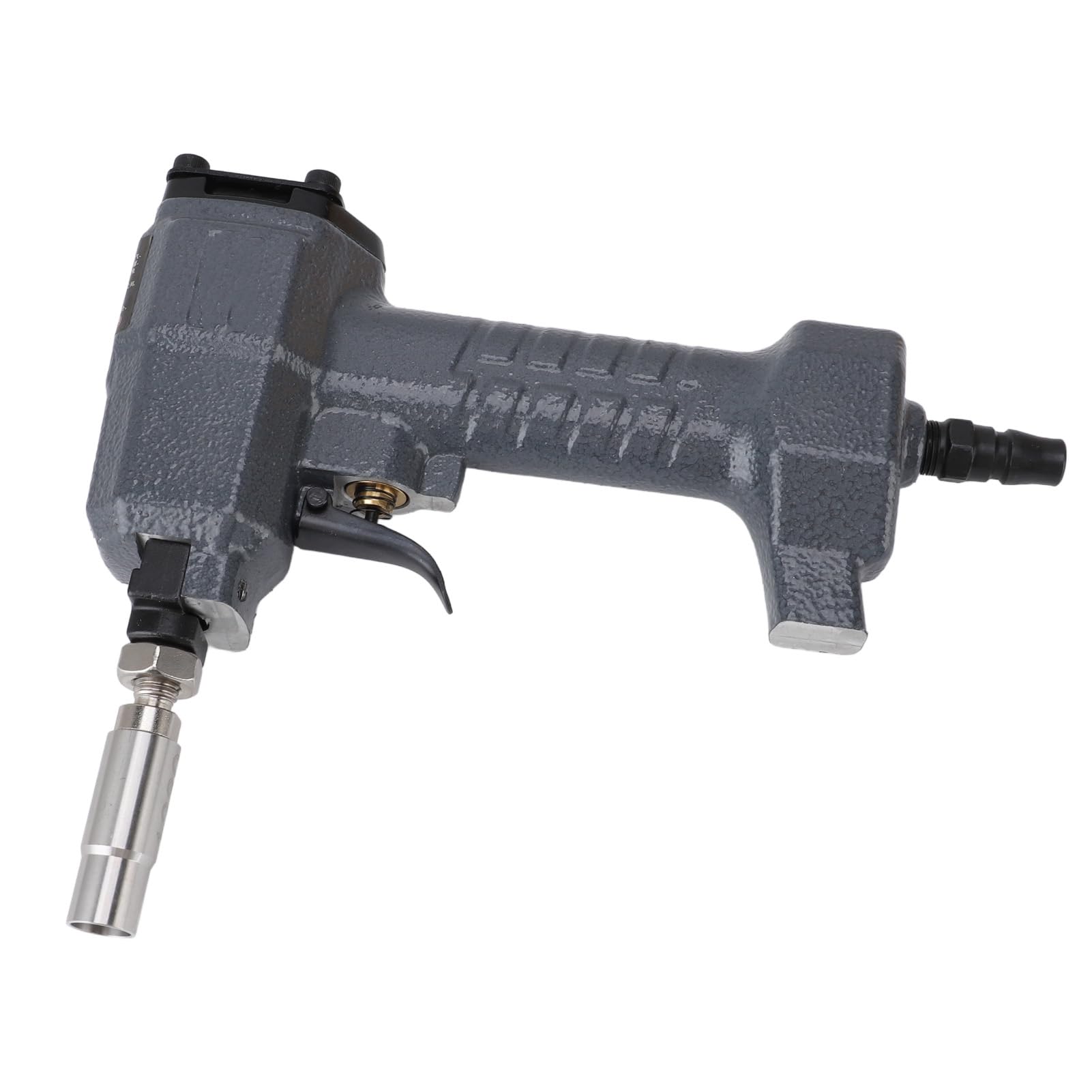 Rengue 1170 Chiodatrice Pneumatica Decorativa per Tappezzeria, Pistola per Punti Metallici Leggera in Alluminio con Impugnatura Antiscivolo per Mobili, Pelletteria, Lavori Artigia
