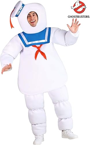 Miniatura 6 de Ghostbusters Stay Puft - Disfraz de hombre malvavisco para adulto, disfraces de personajes de Cazafantasmas, Cosplay de personajes de película