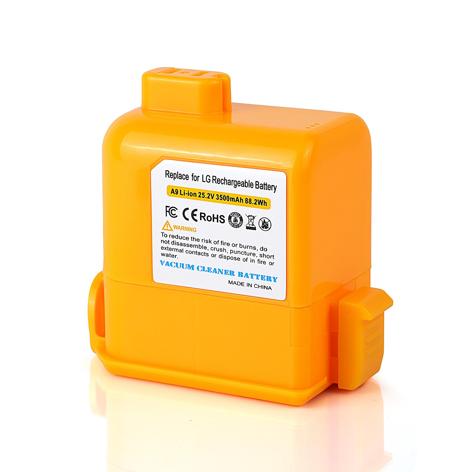 Batería para aspiradora LG Serie A9 U Beniminia 3,5 Ah Adecuada para A9K CORE A9T Ultra y otros modelos de gama completa Mayor duración de la batería Chip inteligente Triple protección 30 Más eficiente