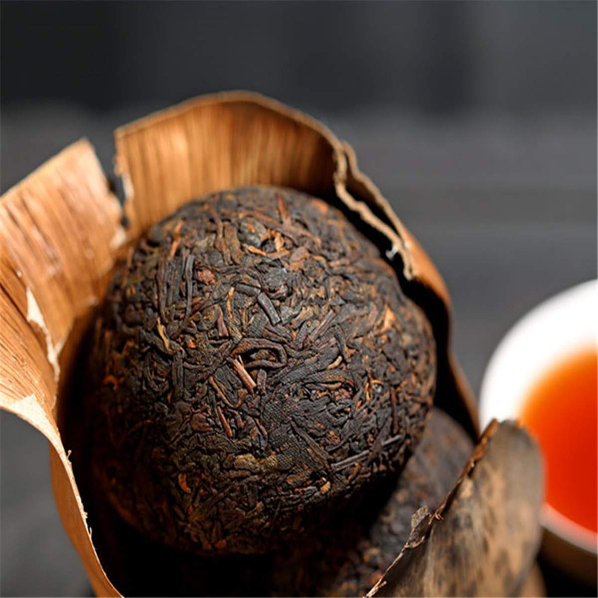 HELLOYOUNG Pu-Erh Tee 500g (1.1LB) Reifer Pu'er Tee Alter Puer Tee Schwarzer Tee Gekochter Pu-Erh Tee Chinesischer Tee Gesunder Puerh Tee Roter Tee Grüner guter SHU Cha