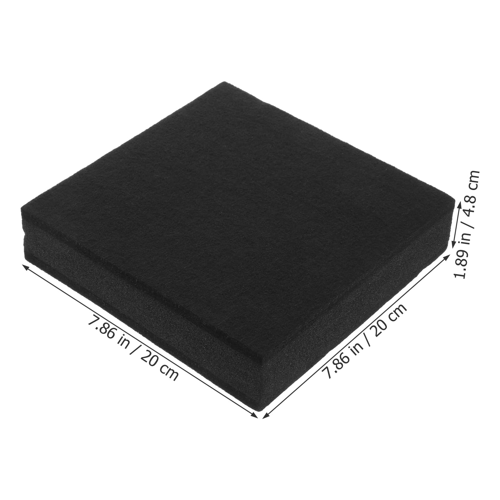 Vaguelly Subwoofer-Isolationspad 20X20X1.9 Zoll Schalldämpfende Isolierpads Für Schlagzeug Monitor Lautsprecher Schallabsorbierende Bodenpad Zur Geräuschunterdrückung