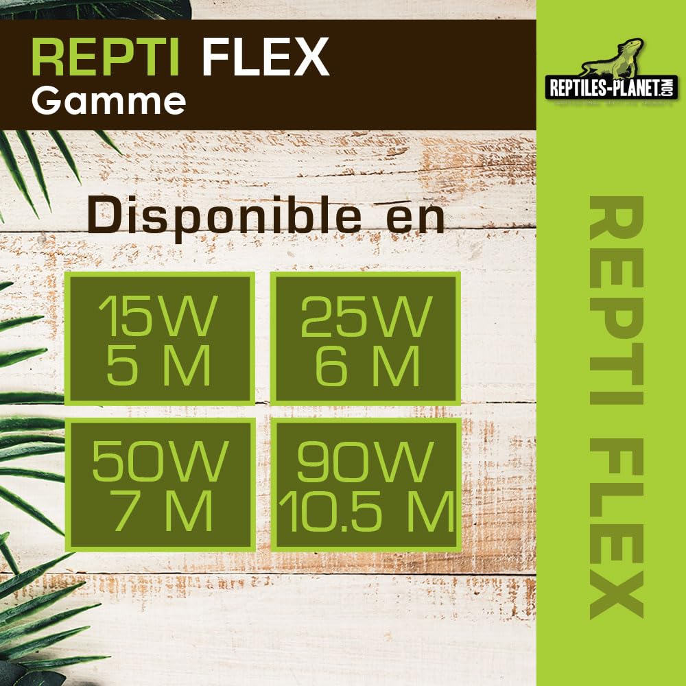 Rettili Planet Cavi riscaldanti per terrario rettile Repti Flex 9 m 90 W