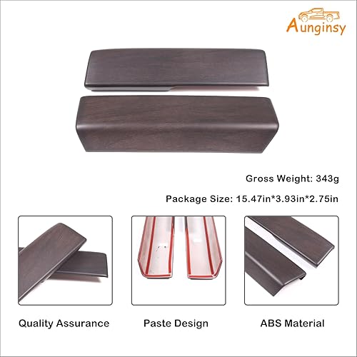 Miniatura 7 de Funda protectora para reposabrazos de consola central de automóvil compatible con Toyota Tundra 2022 2023 Sequoia 2023 Central Apoyabrazos Caja de