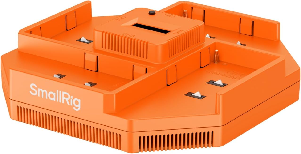SmallRig NP-F970 4-Slot Charger for Sony NP-F970 NP-F550 NP-F570 NP-F750
