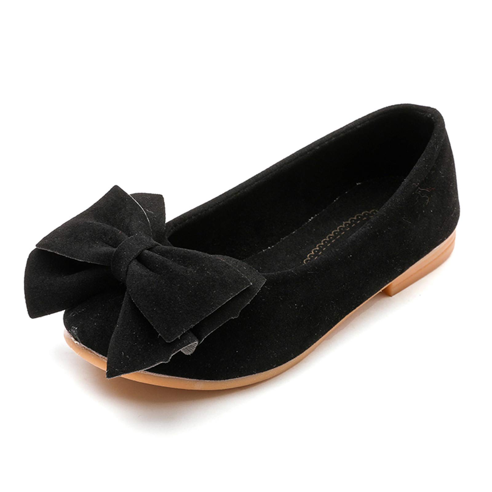 Chaussures de danse pour fille - Chaussures de princesse élégantes avec semelle souple décontractée Ballerines pour fille pour fête de costume