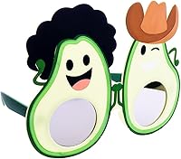 Vista 16 de Sun-Staches Gafas de sol con sombrero, recuerdos de fiesta de disfraces, UV400, talla única, Sombrero