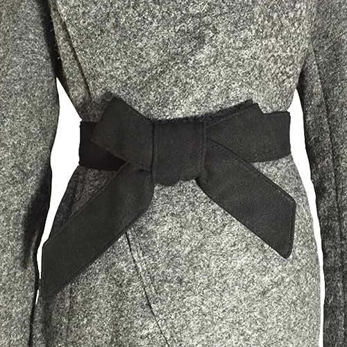 Women Coat Waist Belt Replacement Self Tie Waistband Belt With Buckle for Overcoat Trench Coat Jacket4