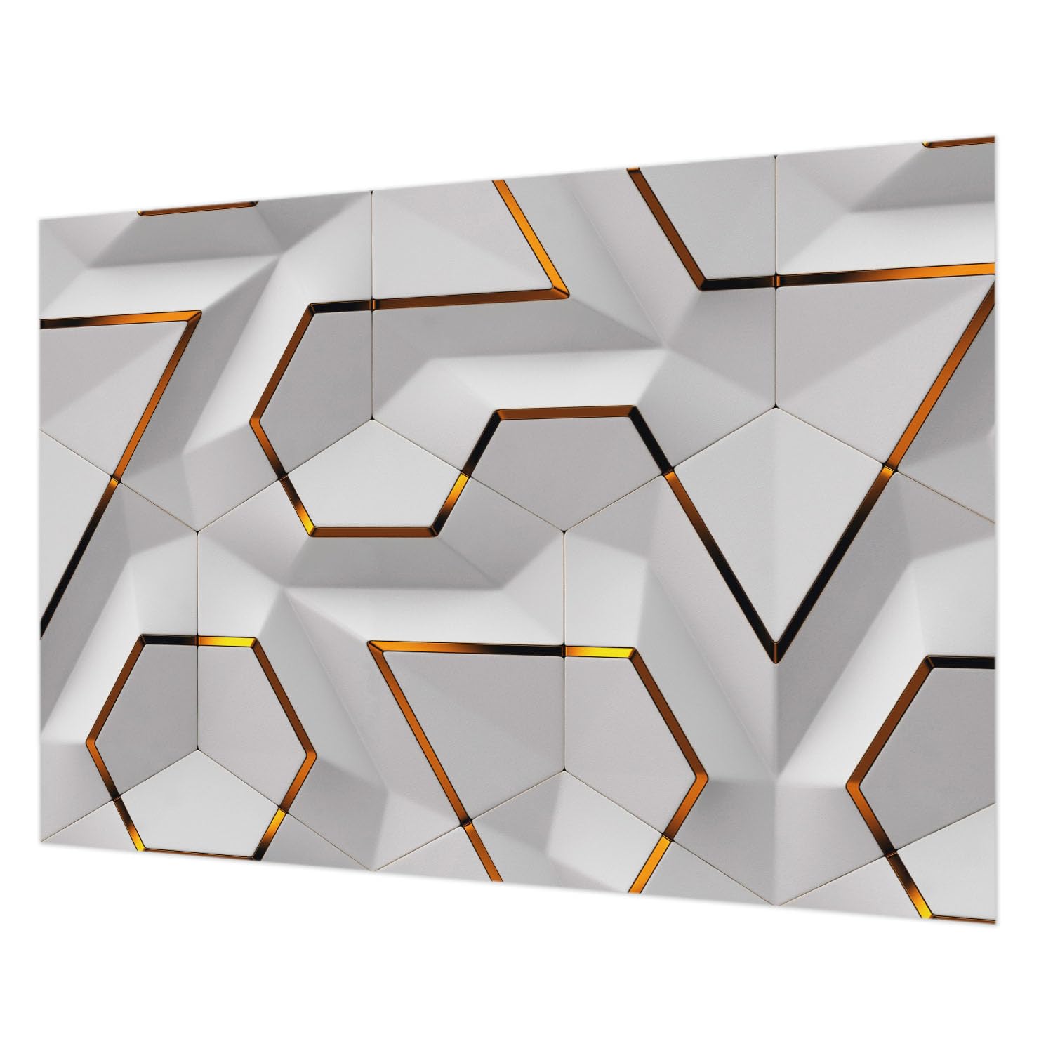 Papier peint géométrie moderne 208x146 cm avec colle incluse Tulup