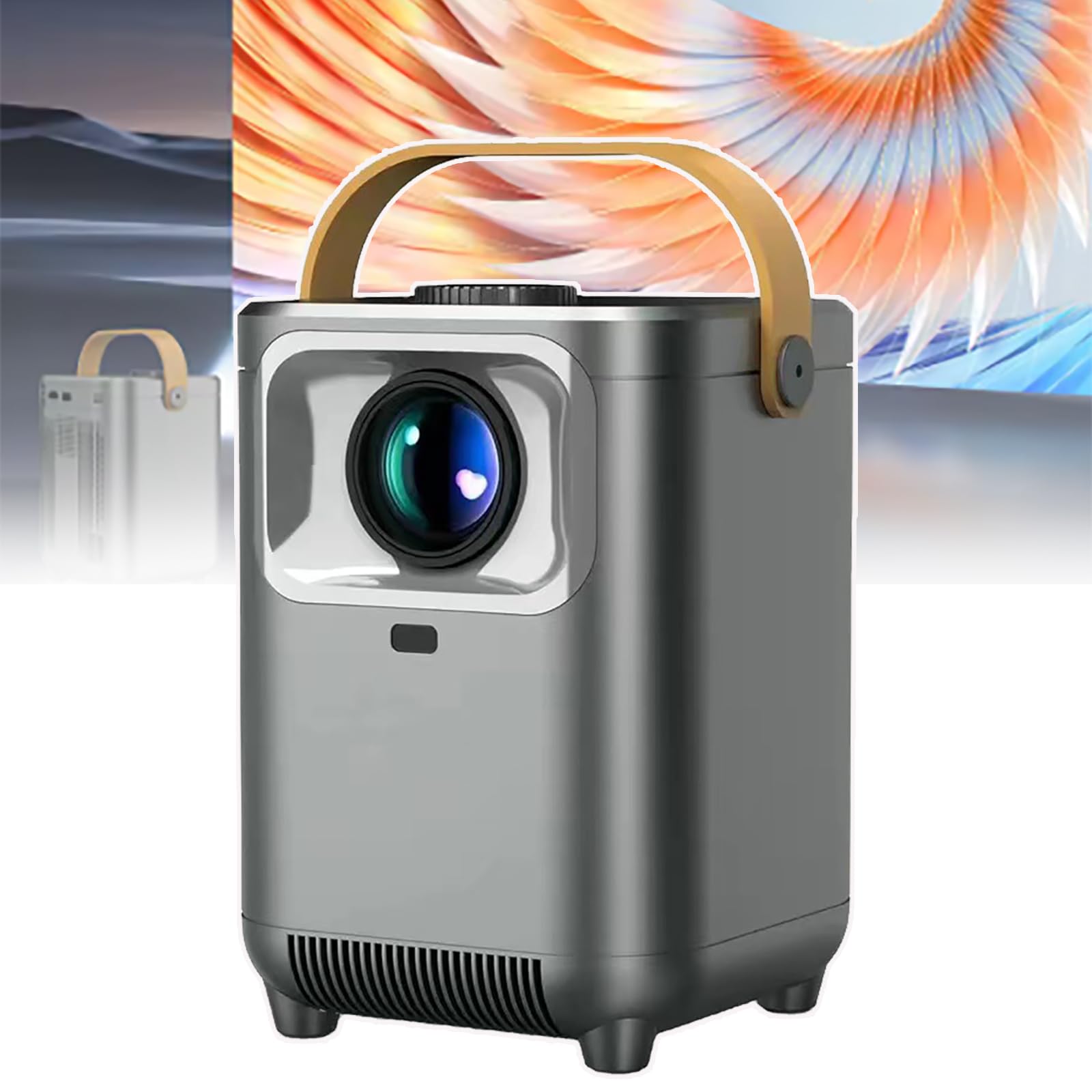 Projecteur Intelligent HD 1080P anti-saccade avec double WiFi et Keystone automatique