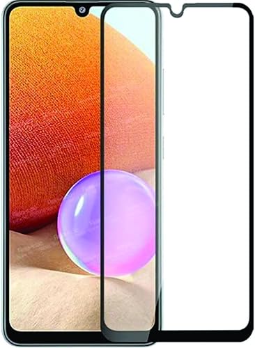 TISKO 9D Tempered Glass Screen Protector Compatible with Samsung Galaxy A32 4G – Full Coverage, 9H Hardness, HD Clarity, Bubble Free