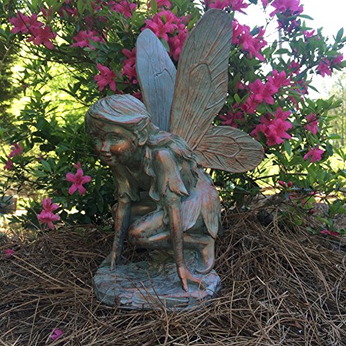 Home Styles Butterfly Fairy 96136 Large Statue Bronze Patina, 20" H #TOP4