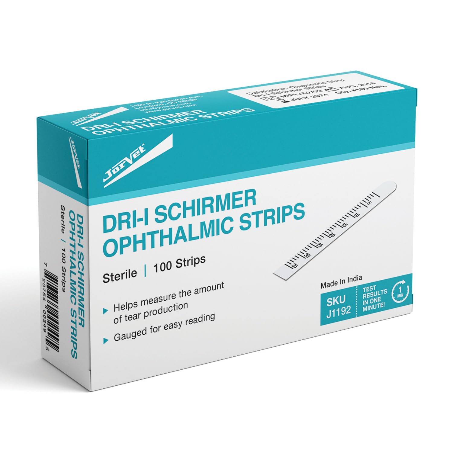 JorVet Dri-I Schirmer Opthalmic Test