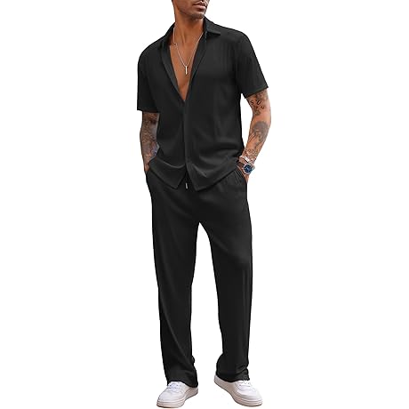 Elegant Men's Summer 2-Piece Sets