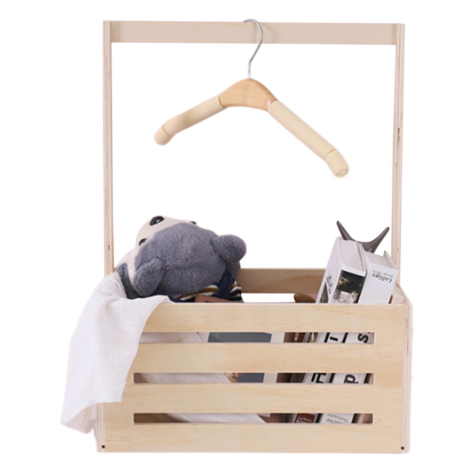 Caisse en bois pour ranger les jouets et les couches dans la chambre d'enfant