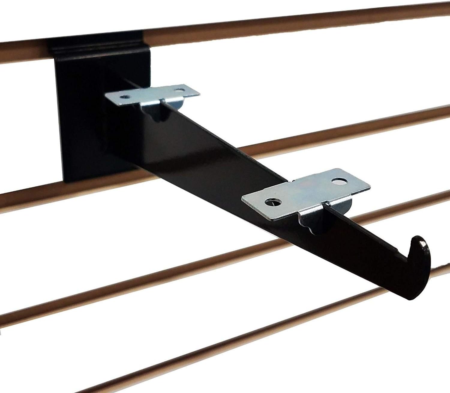Center Shelf Rest Clip & Rubber Cushion for Brackets to Hang Glass, Wood Or Metal Shelf, 10 Pack : Office Products