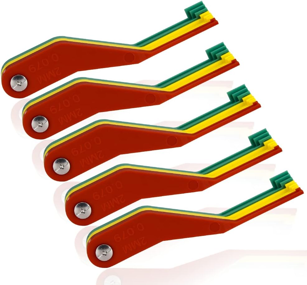 DITKOK 5 Pack 9Piece Brake Pad Thickness Gauge Set, Brake