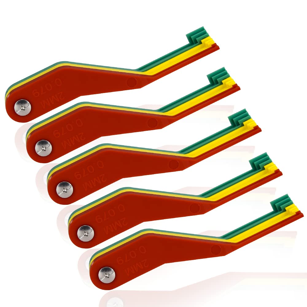 DITKOK 5 Pack 9Piece Brake Pad Thickness Gauge Set