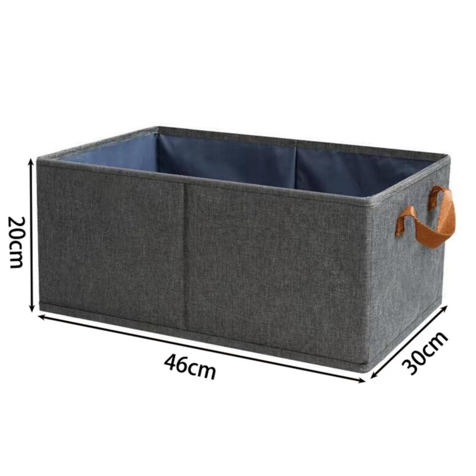 casa corner BoxyTidy - Boîte de Rangement Pliable Ultra Résistante，(30 x 46 x 20 cm), idéale pour ranger vêtements, jouets et fournitures de bureau