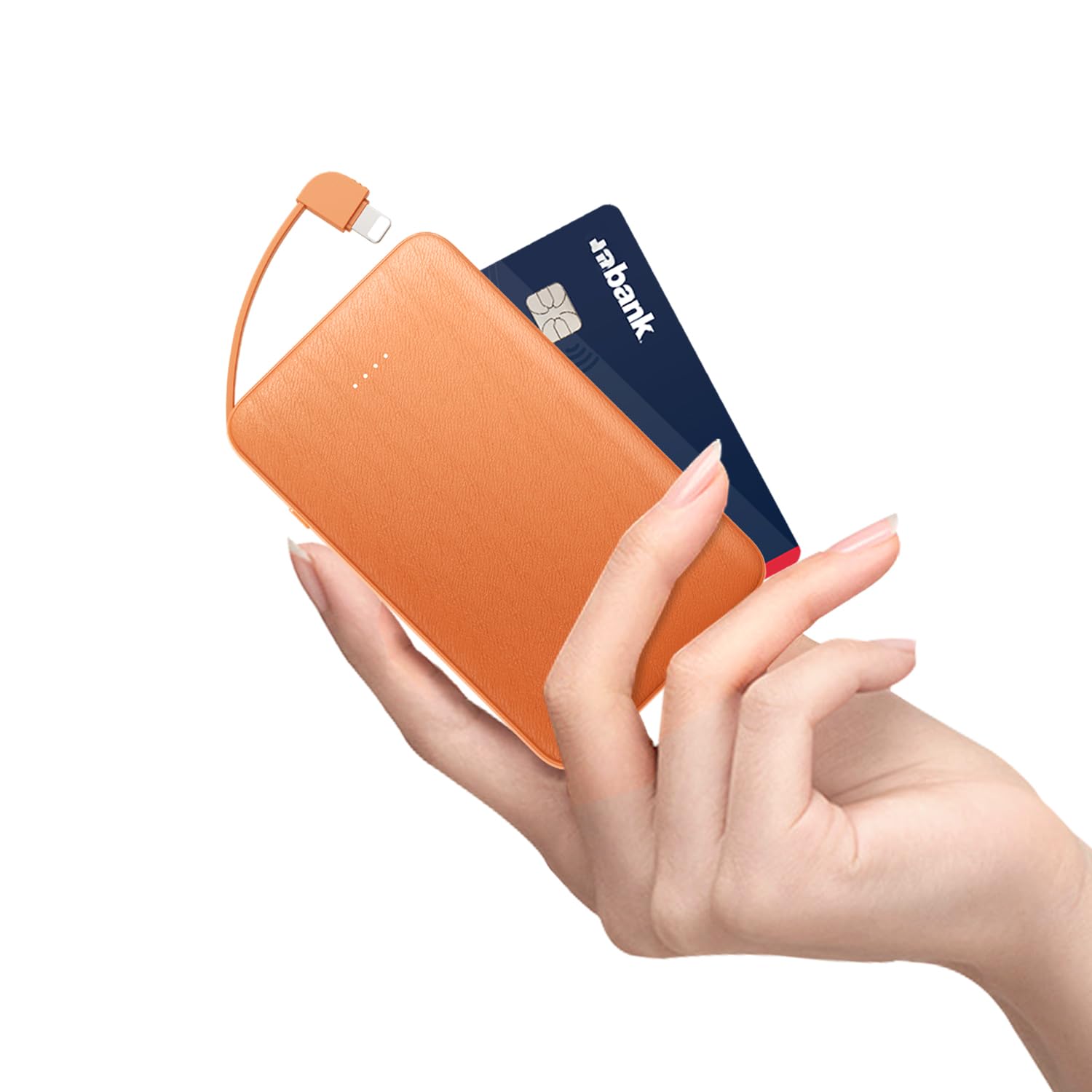 Small Portable Charger 6000mAh Fast Charging ,Ultra Slim Power Bank with Built in Cable, lightweight Portable Phone Charger Battery Pack Compatible with iPhone14/14 Pro Max/13/12 Pro/11/ XR / X /8 etc
