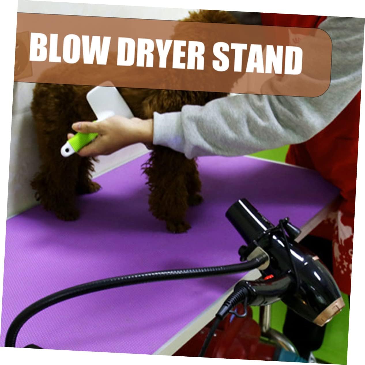 Ipetboom Pet Accessory Hair Dryer Holder Stand Multi-function Clip Type for Dog Grooming