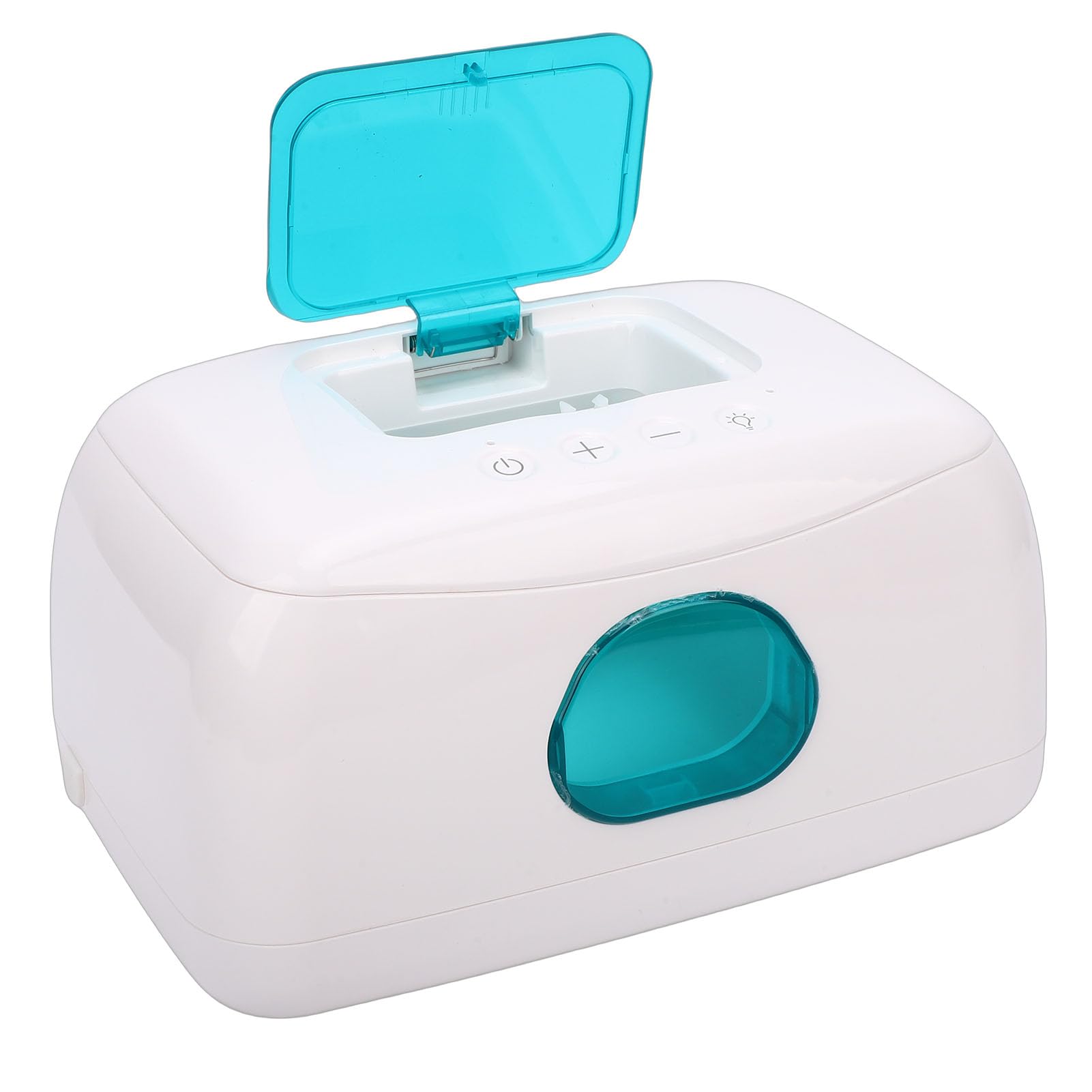 Scaldasalviette per neonati Dispenser di salviette umidificate alimentato tramite USB con luce notturna Finestra visibile Dispenser di scaldasalviette di grande