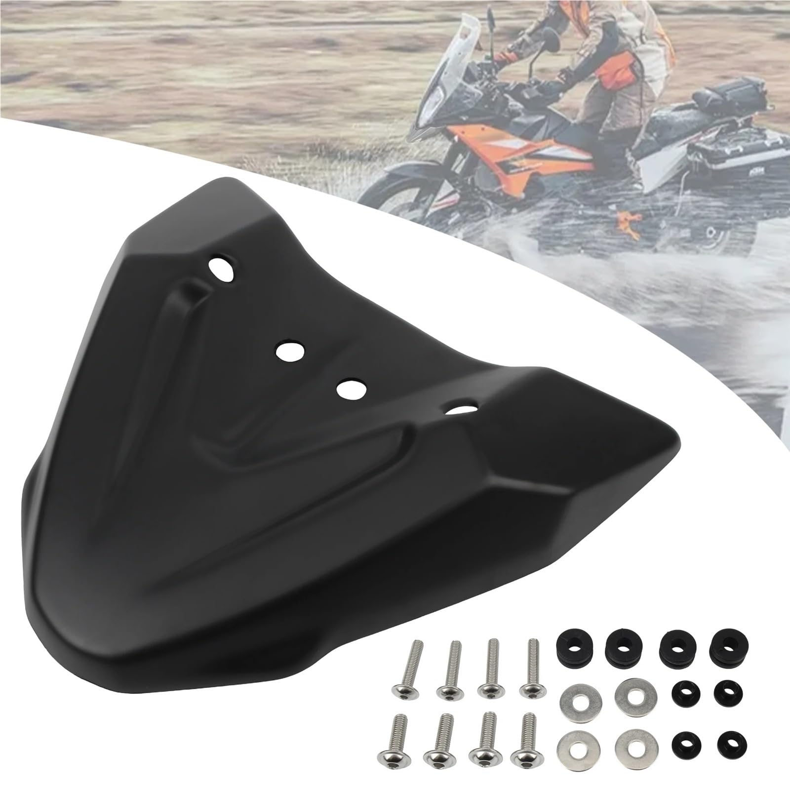 Adatto per K&TM 790 390 Estensione della carenatura copertura ruota con supporto per parafango anteriore per moto protezione forcella