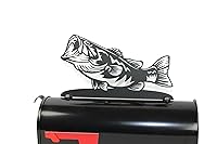 Vista 134 de Hobby, Recreation and Career Style Metal Powder Coated Mailbox Topper (Tent Camping, Matte Black)