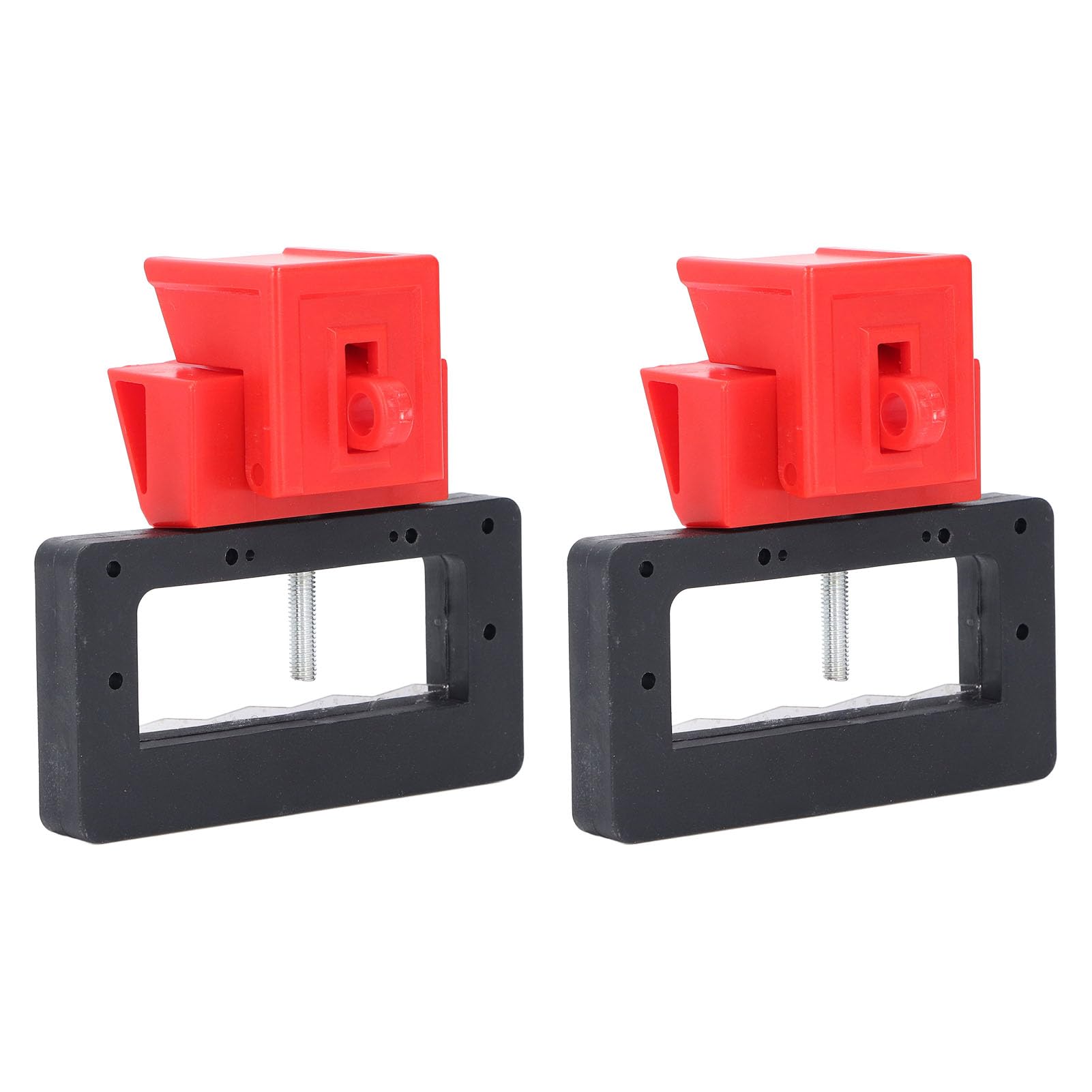 Circuit Breaker Lockout, Wide Application 2PCS Clamp On Circuit Breaker Tagout Device PA and ABS for Workshops