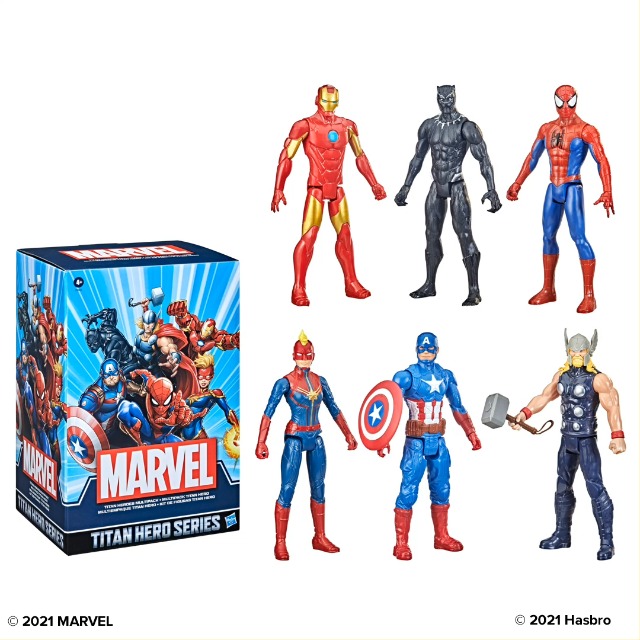 Amazon.com: Marvel Titan Hero Series Action Figure Multipack, 6
