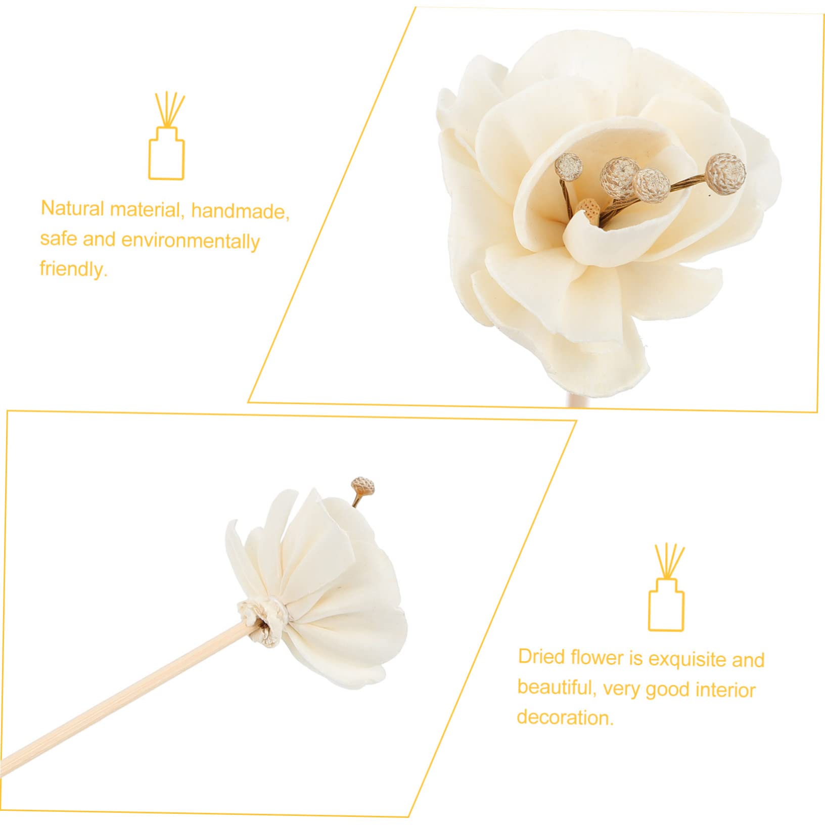 Zerodeko 25stücke Sticks Rattan-diffusor Stäbchen Für Raumduft Hochwertige Duftstäbchen Für Ätherische Öle Für Zuhause Büro Spa Beige Dekoration
