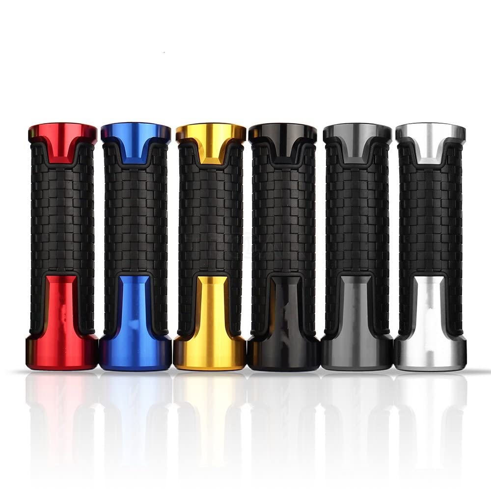 Poignées De Guidon Moto Pour Honda Rebel CMX250/300/500 - Aluminium Et Gel, 22mm (7/8"), Couleurs Variées
