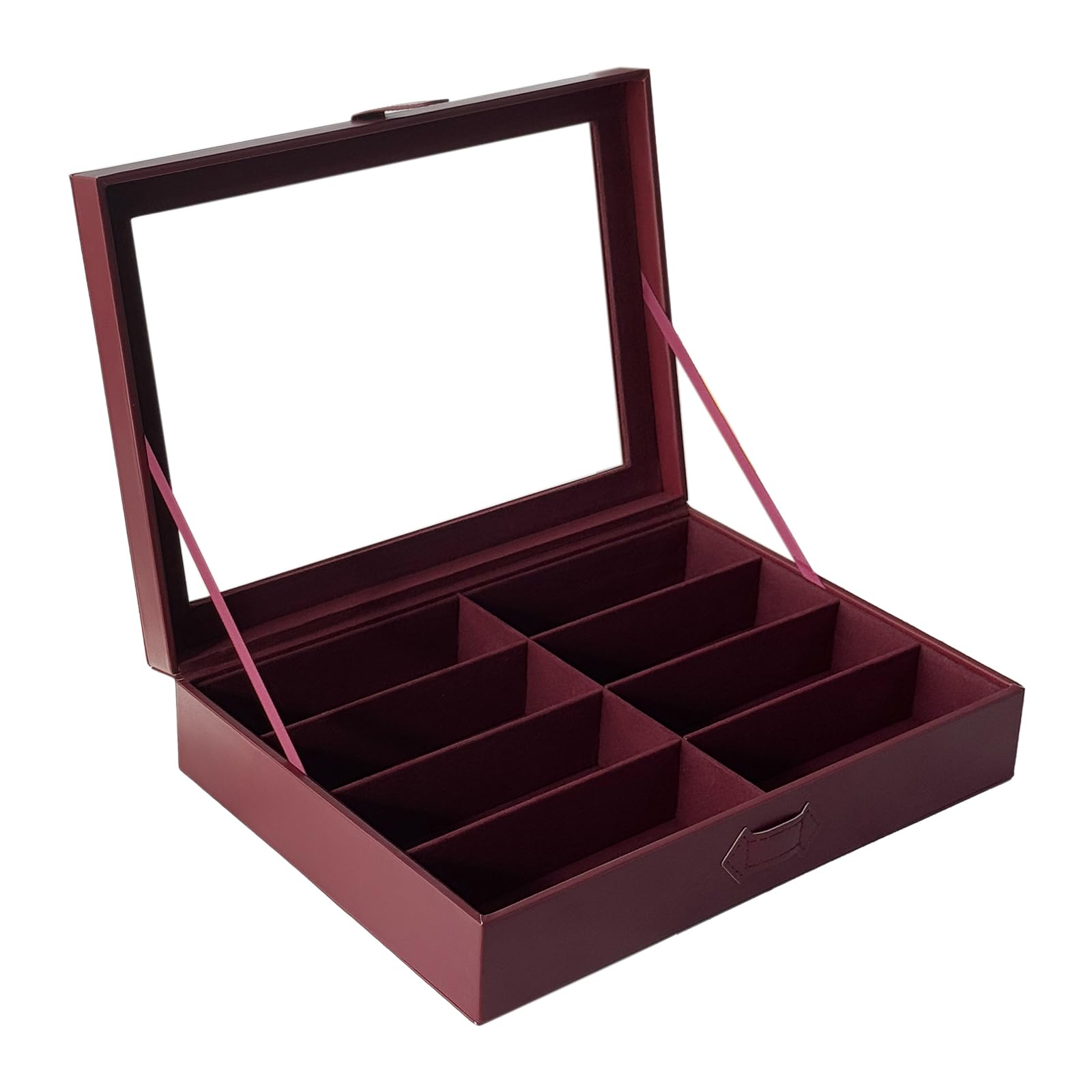 UnionPlus 8-Slots Sunglasses Case Organizer, Eyeglass Glasses Display Holder Collector, Multiple Sunglasses Storage Case