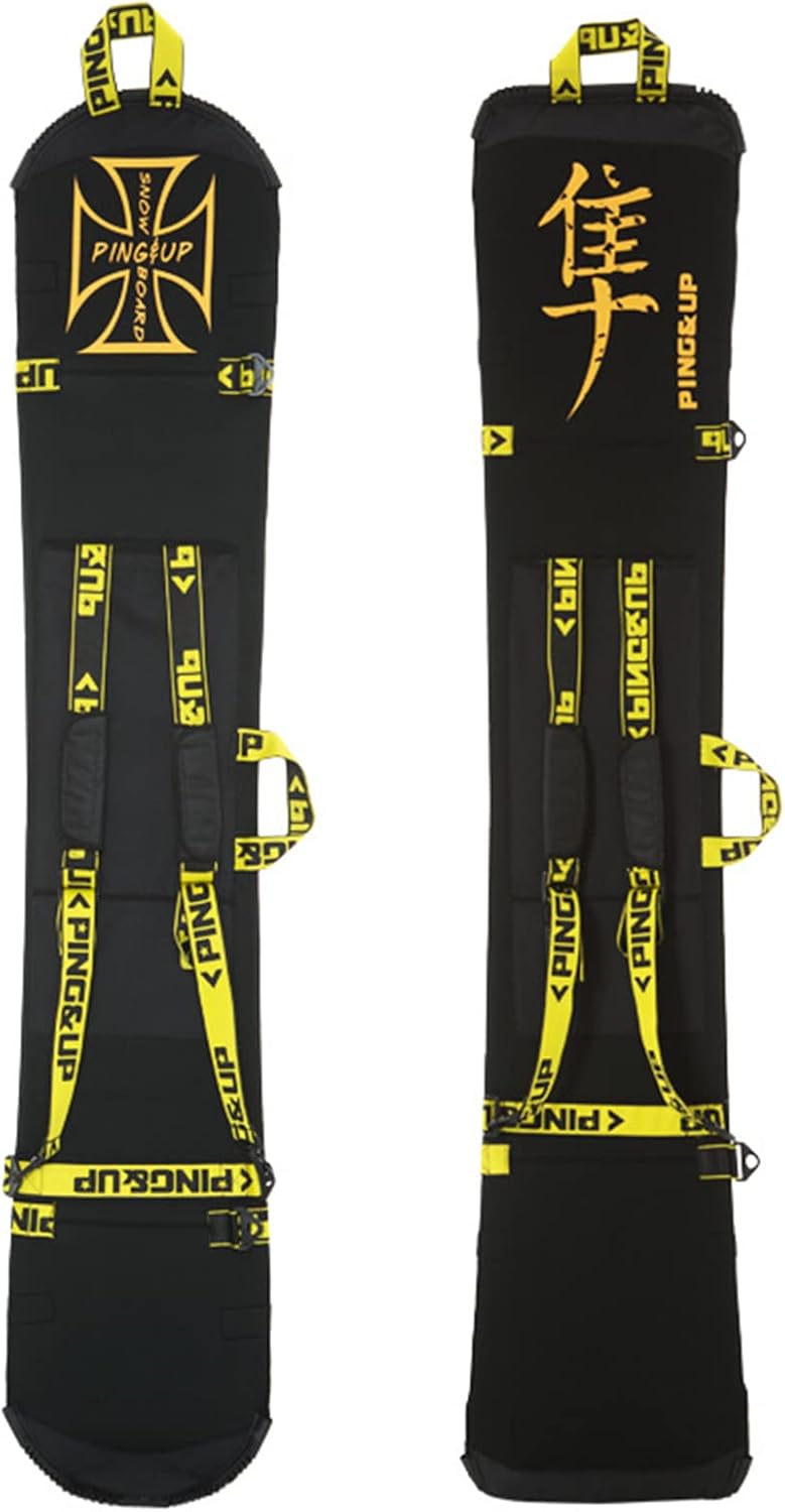 Snowboard Bag All-Around Board Veneer Sheath Protective Shell Portable Shoulder Strap Wear-Resistant Shock-Resistant SBR Waterproof Elastic Material