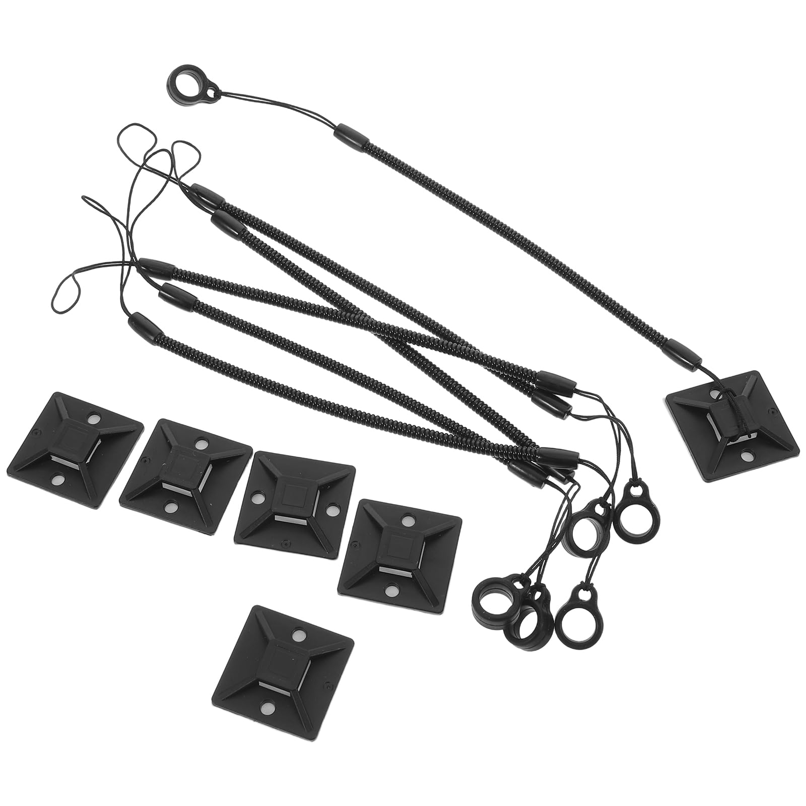 Cordón antipérdida para stylus con muelle extensible y soporte elástico para tableta de mesa