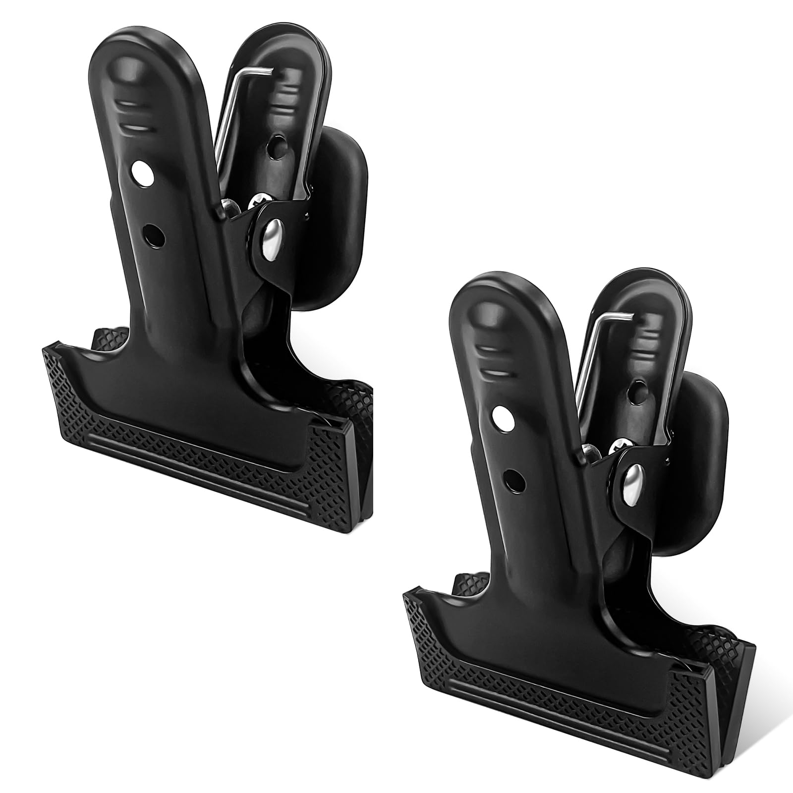 2 Stück Magnetische Clips Stark, Magnetklammern mit 38mm Maulöffnung,Starke Magnet Clips für Kühlschrank, Whiteboard, Magnettafel, Büro und Schule