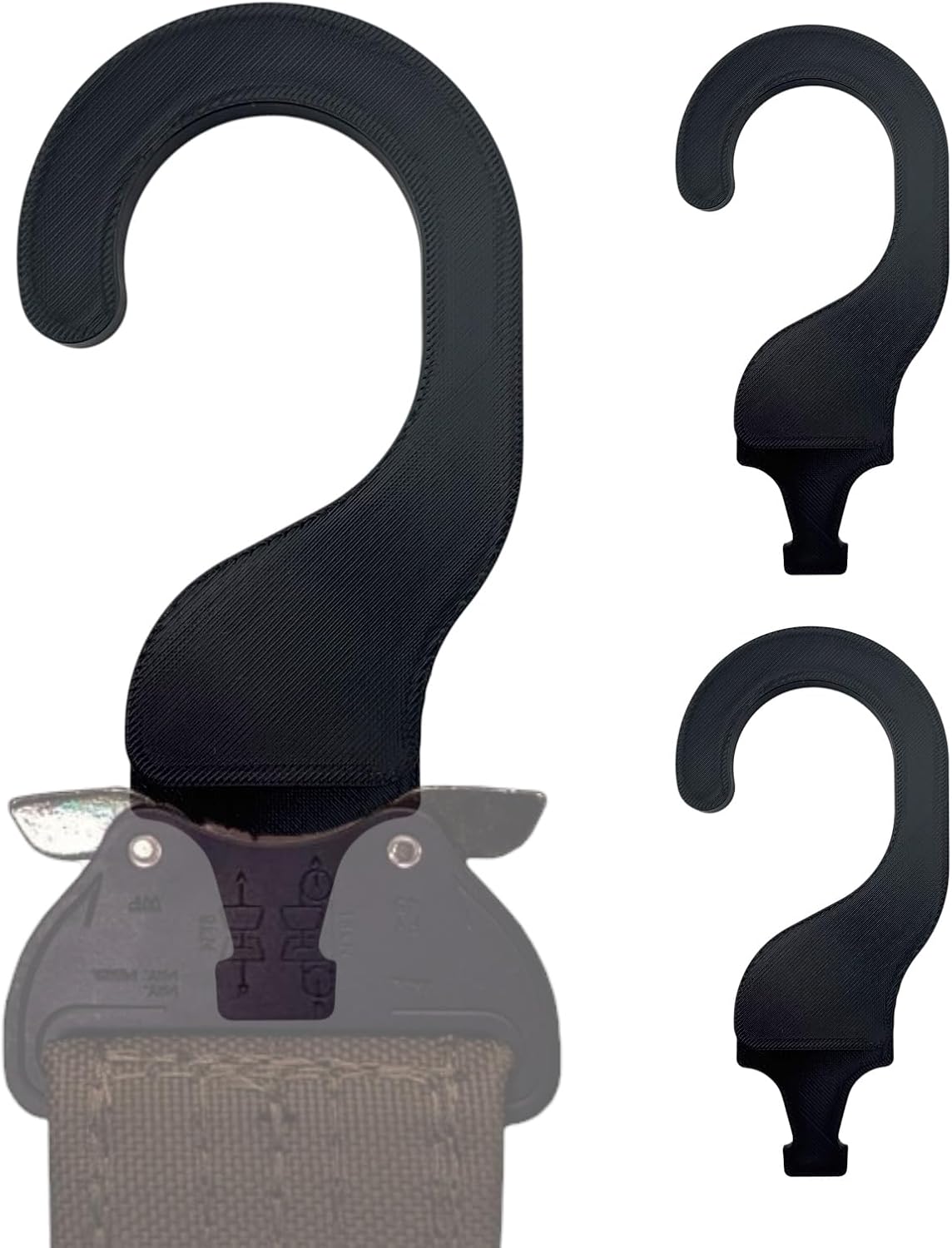 Cobra Buckle Belt Hanger | Tactical Gear Storage Rack with D-Ring | Heavy-Duty Belt Holder for Duty Belts, Battle Belts & Tactical Equipment | Made in USA | 2-Pack